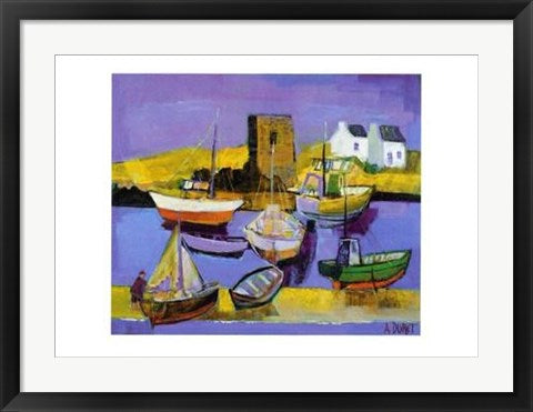 Framed La Lauve a Magagnosc by Andre Duret | 19 3/4 x 27 1/2