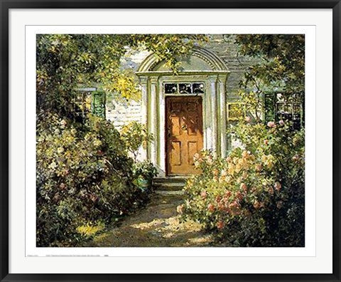 Framed Grandmother's Doorway by Abbott Fuller Graves | 34 x 42