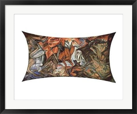 Framed The Two-Headed Horse by Jose Orozco | 22 x 28