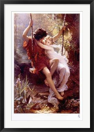 Framed Le Printemps by Pierre-Auguste Cot | 35 x 22 1/2