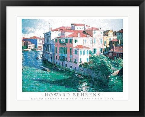 Framed Grand Canal by Howard Behrens | 18 x 24