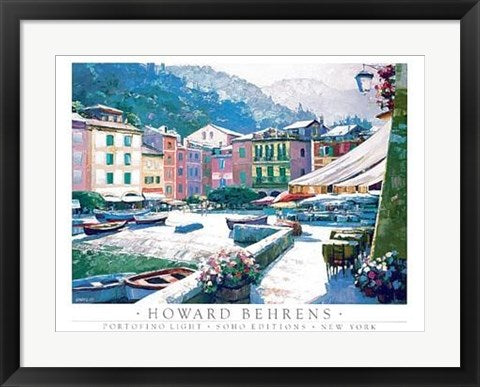 Framed Portofino Light by Howard Behrens | 18 x 24