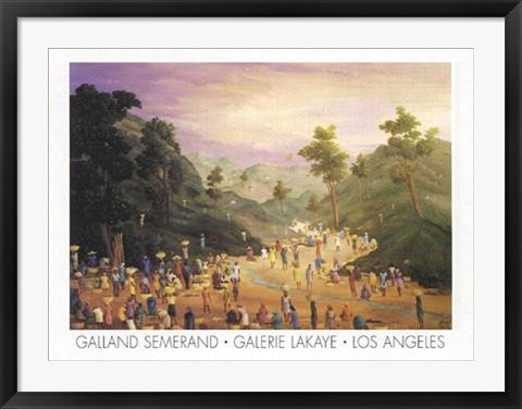 Framed Sunset by Galland Semerand | 24 x 31 7/8