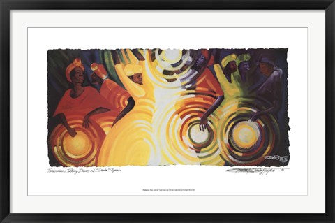 Framed Tambourines, Talking Drums & Smoke Signals by Bernard Hoyes
