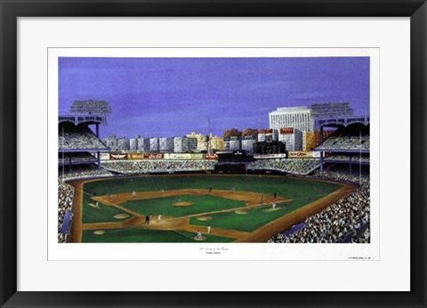 Framed At Home in the Bronx (Yankee Stadium) by Michael Kuyper