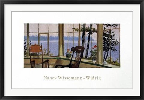Framed Art Corner of the Porch by Nancy Wissemann-Widrig | 25 x 37 5/8