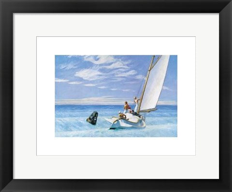 Framed Ground Swell by Edward Hopper | 11 3/4 x 15 3/4