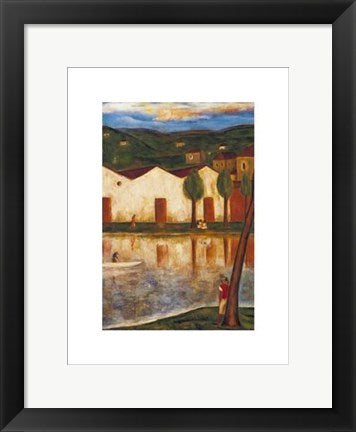 Framed Rio San Juan by Victor Manuel Valdes | 15 3/4 x 11 3/4