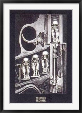 Framed Birthmachine by H.R. Giger | 36 x 24
