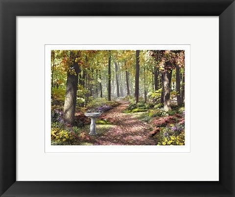 Framed Art The Forest Path by Alan Giana | 9 1/2 x 11 3/4