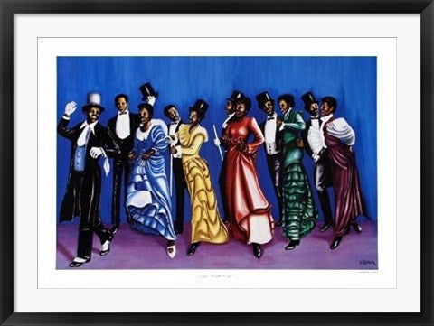 Framed Cake Walk, 1898 by Don Reasor | 24 x 34