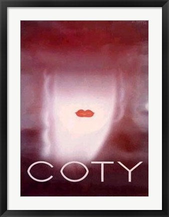 Framed Coty by Charles Loupot | 32 1/2 x 23