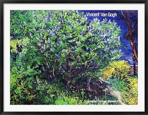 Framed Trees & Pond by Vincent van Gogh | 35 1/2 x 47