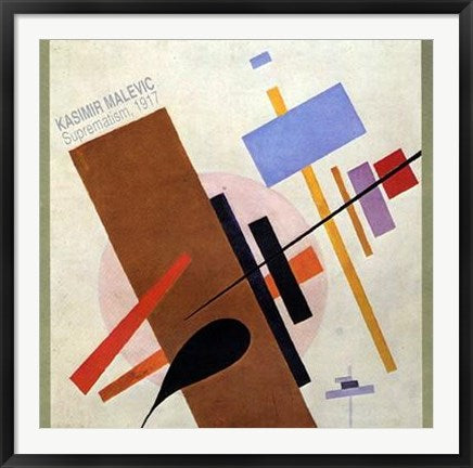 Framed Suprematism, 1917 by Kasimir Malevich | 35 1/2 x 35 1/2