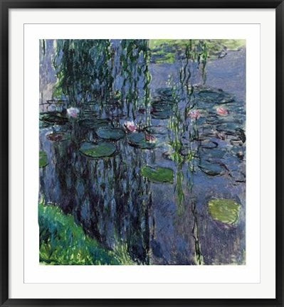 Framed Nympheas by Claude Monet | 35 1/2 x 47
