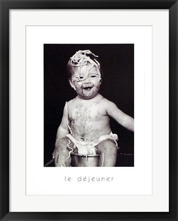 Framed Le Dejeuner by Vivian Knox-Thompson | 23 5/8 x 17 3/4