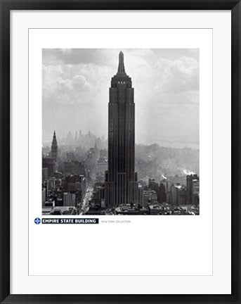 Framed Art Empire State Building 31 1/2 x 23 5/8