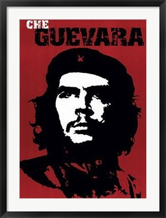 Framed Che Guevara 36 x 24