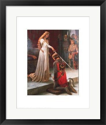Framed The Accolade by Edmund Blair Leighton | 20 x 16