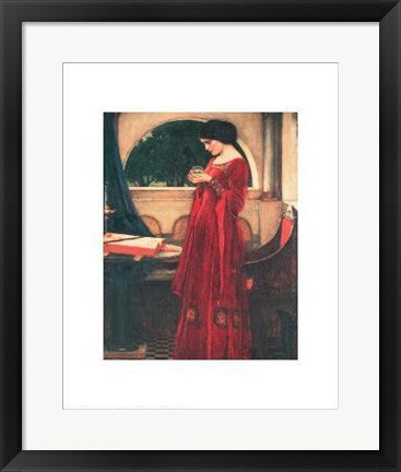 Framed The Crystal Ball by John William Waterhouse | 20 x 16