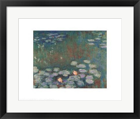 Framed Art Water Lilies by Claude Monet | 16 x 20