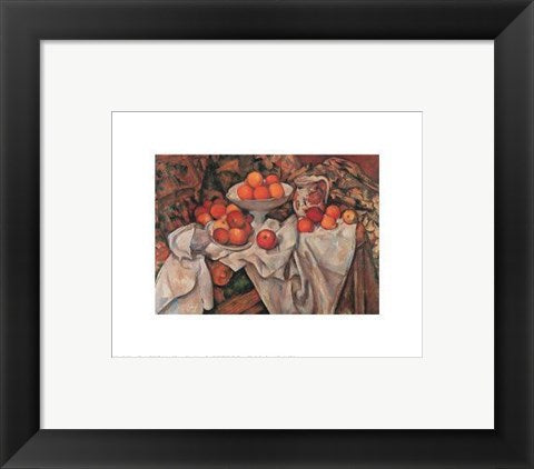 Framed Art Apples and Oranges by Paul Cezanne | 8 x 10
