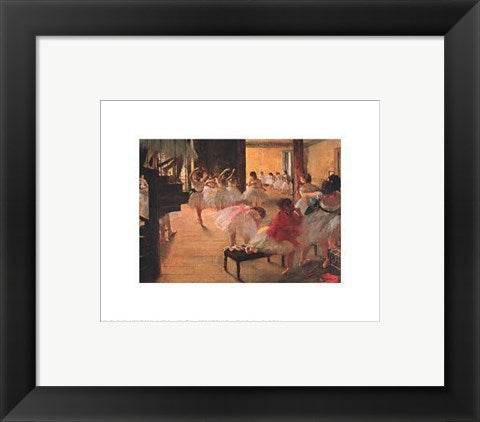 Framed Art Ballet School by Edgar Degas | 8 x 10