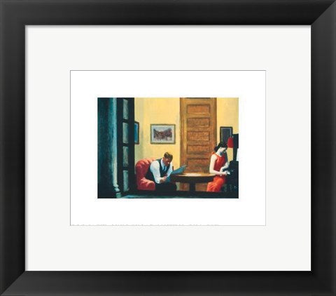 Framed Art Room in New York by Edward Hopper | 8 x 10