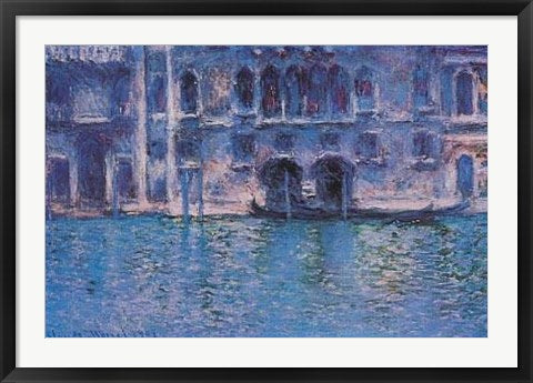 Framed Venice, Palaza da Mula, 1908 by Claude Monet | 24 x 36