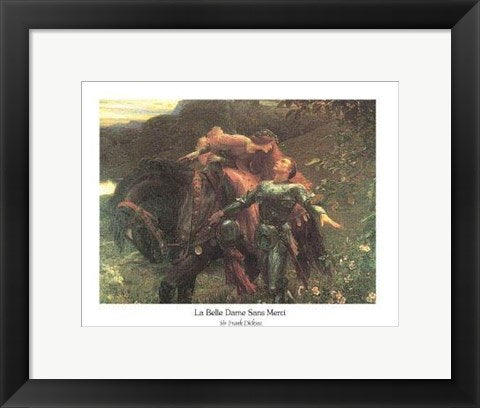 Framed Art La Belle Dame Sans Merci by Frank Dicksee | 11 x 14