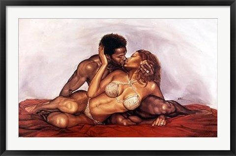 Framed The Kiss by WAK - Kevin A. Williams | 24 x 36