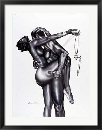 Framed Lock and Key United by WAK - Kevin A. Williams | 32 x 24
