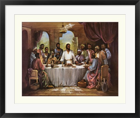 Framed The Last Supper by Quintana | 21 7/8 x 28