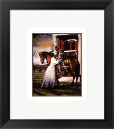 Framed Art Farewell (mini) by Edward Clay Wright | 10 x 8