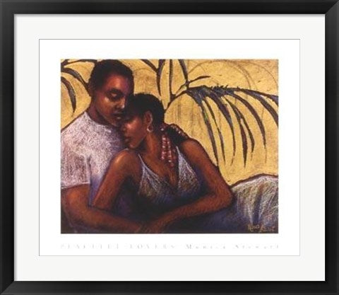 Framed Peaceful Lovers by Monica Stewart | 20 x 24