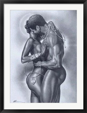 Framed Lock & Key X-Change by WAK - Kevin A. Williams | 32 x 24