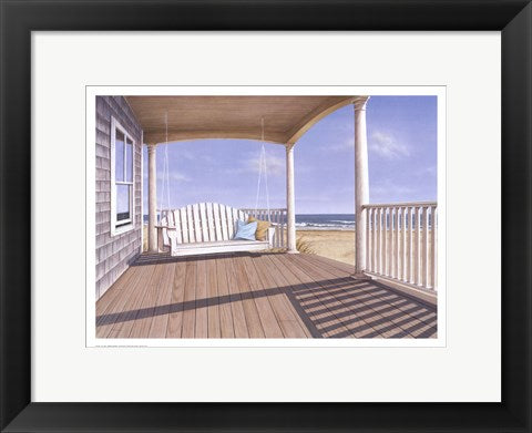 Framed Art The Porch Swing by Daniel Pollera | 11 x 15