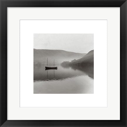 Framed Lake by Shener Hathaway | 15 3/4 x 15 3/4