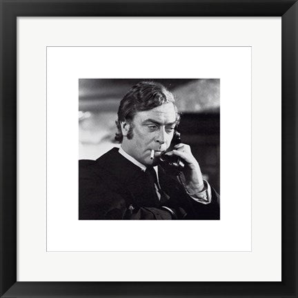 Framed Michael Caine, Get Carter 15 3/4 x 15 3/4