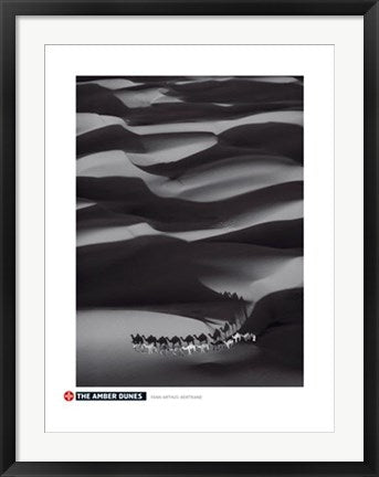 Framed Amber Dunes by Yann Arthus-Bertrand | 31 1/2 x 23 1/2