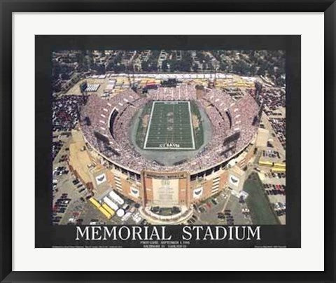 Framed Memorial Stadium, 1st Ravens Game - Baltimore, Maryland by Mike Smith