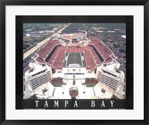 Framed Tampa Bay, Florida - Raymond James Stadium by Mike Smith