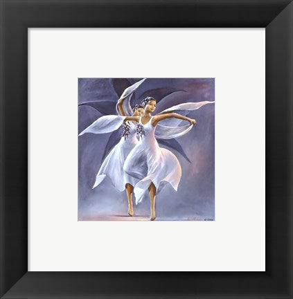 Framed Art The Black Orchids (mini) by Lavarne Ross | 8 x 6 1/2