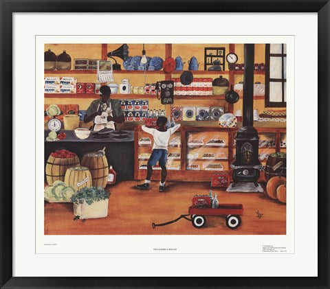 Framed Two Scoops and a Refund by Annie Lee | 22 x 26