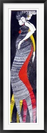 Framed Long Legs by Charles Bibbs | 39 x 13 1/4