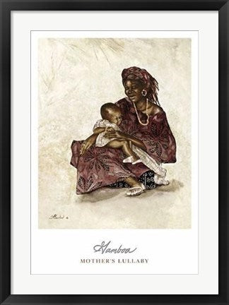 Framed Mother's Lullaby by Consuelo Gamboa | 20 x 26