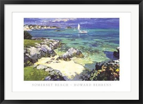 Framed Art Somerset Beach by Howard Behrens | 24 x 36