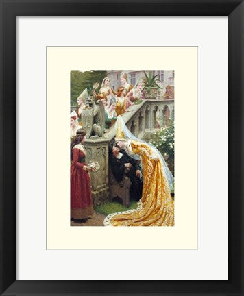 Framed Alain Chartier by Edmund Blair Leighton | 15 3/4 x 11 3/4