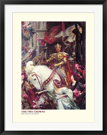 Framed Two Crowns by Frank Dicksee | 31 1/2 x 23 1/2