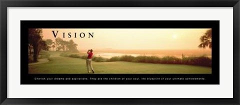 Framed Vision - Golf 12 x 36
